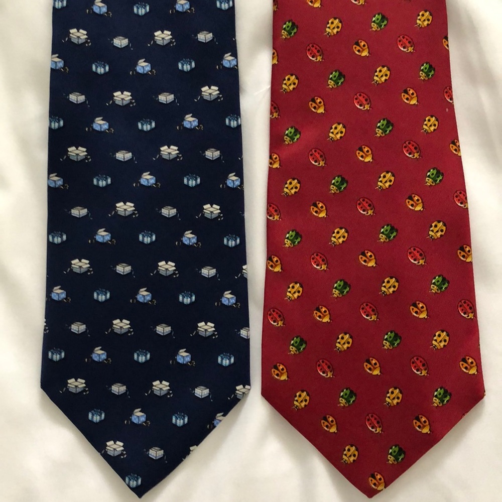 Salvatore Ferragamo Ties (2) Super Unique & Fun
